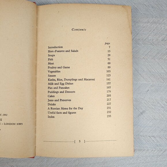 Cooking The Russian Way By Musia Soper 1961 Hardcover - Picture 4 of 10